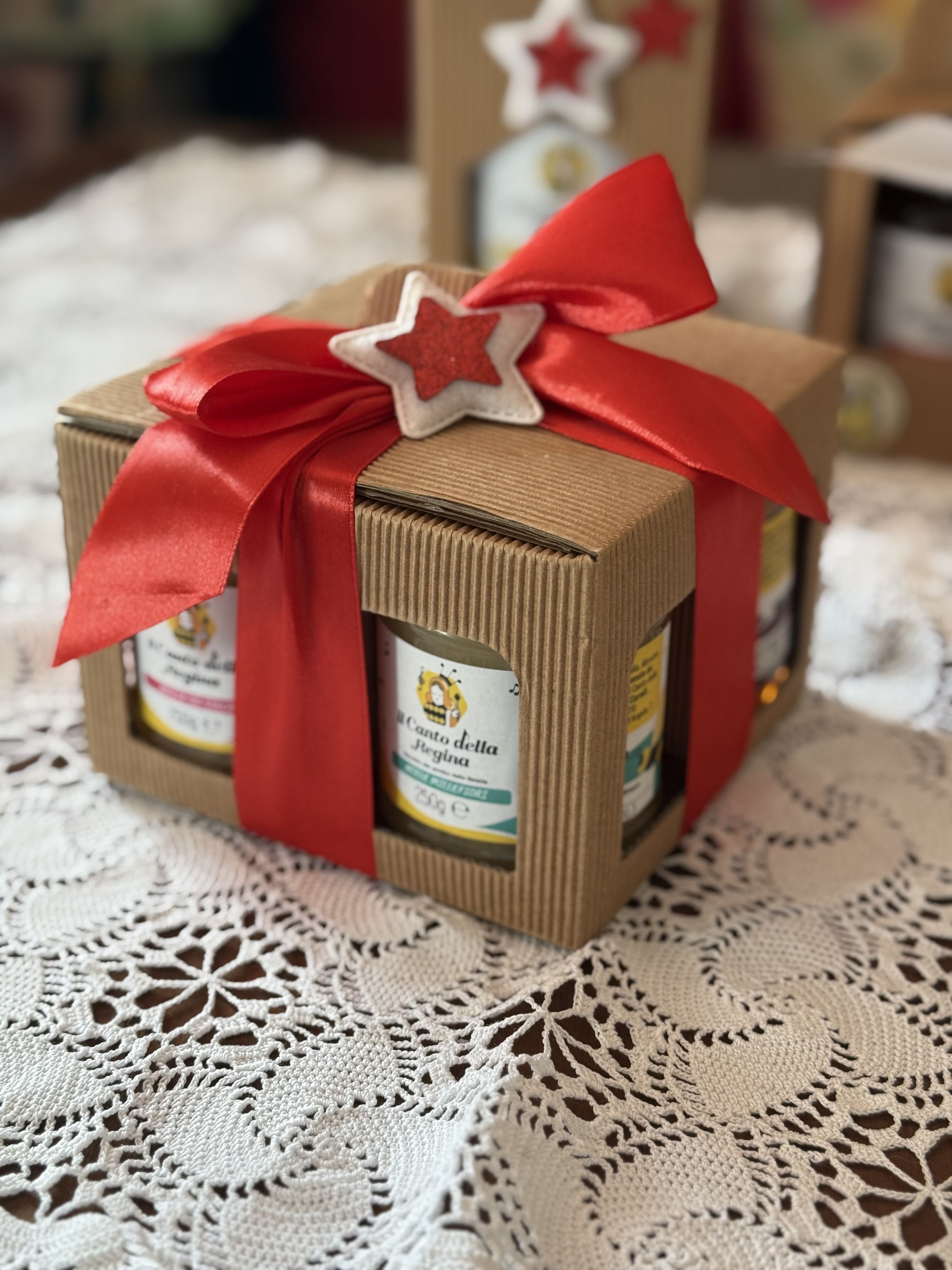 Confezione regalo 4 barattoli da 250g